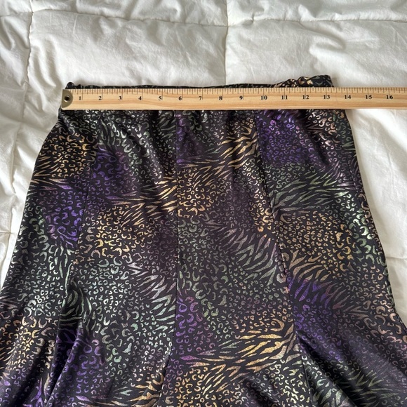 💜✨ Vintage Handmade Stretchy Flowy Maxi Skirt - Picture 4 of 5